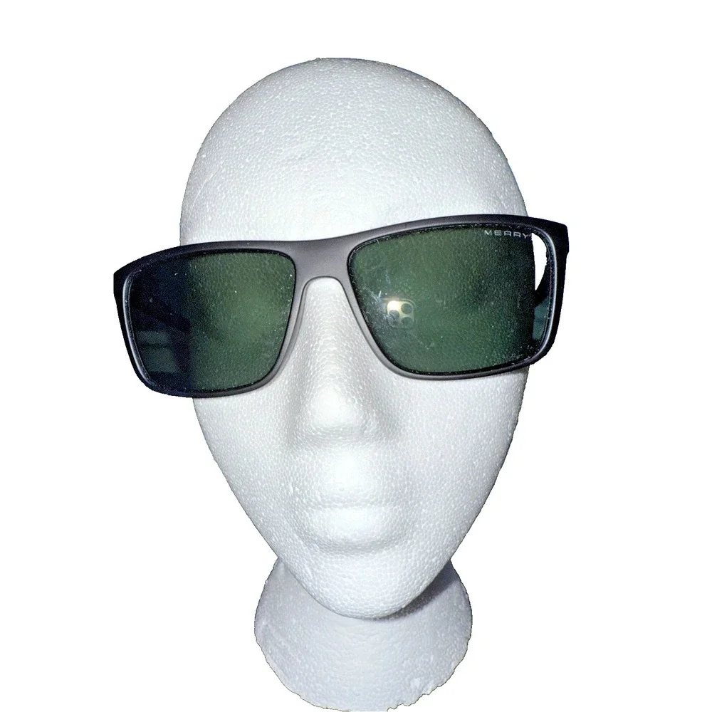 Merry's Classic Polarized Sunglasses S8225 - Black 100% UV Protection 58-16-131‎